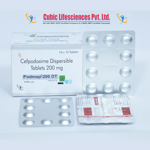 CEFPODOXIME 200 MG DISPERSIBLE   TABLETs