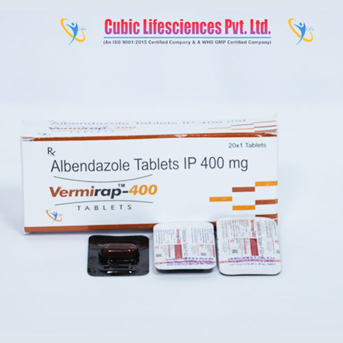 ALBENDAZOLE 400MG  TABLETs